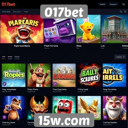 Os jogos mais populares da plataforma 017bet